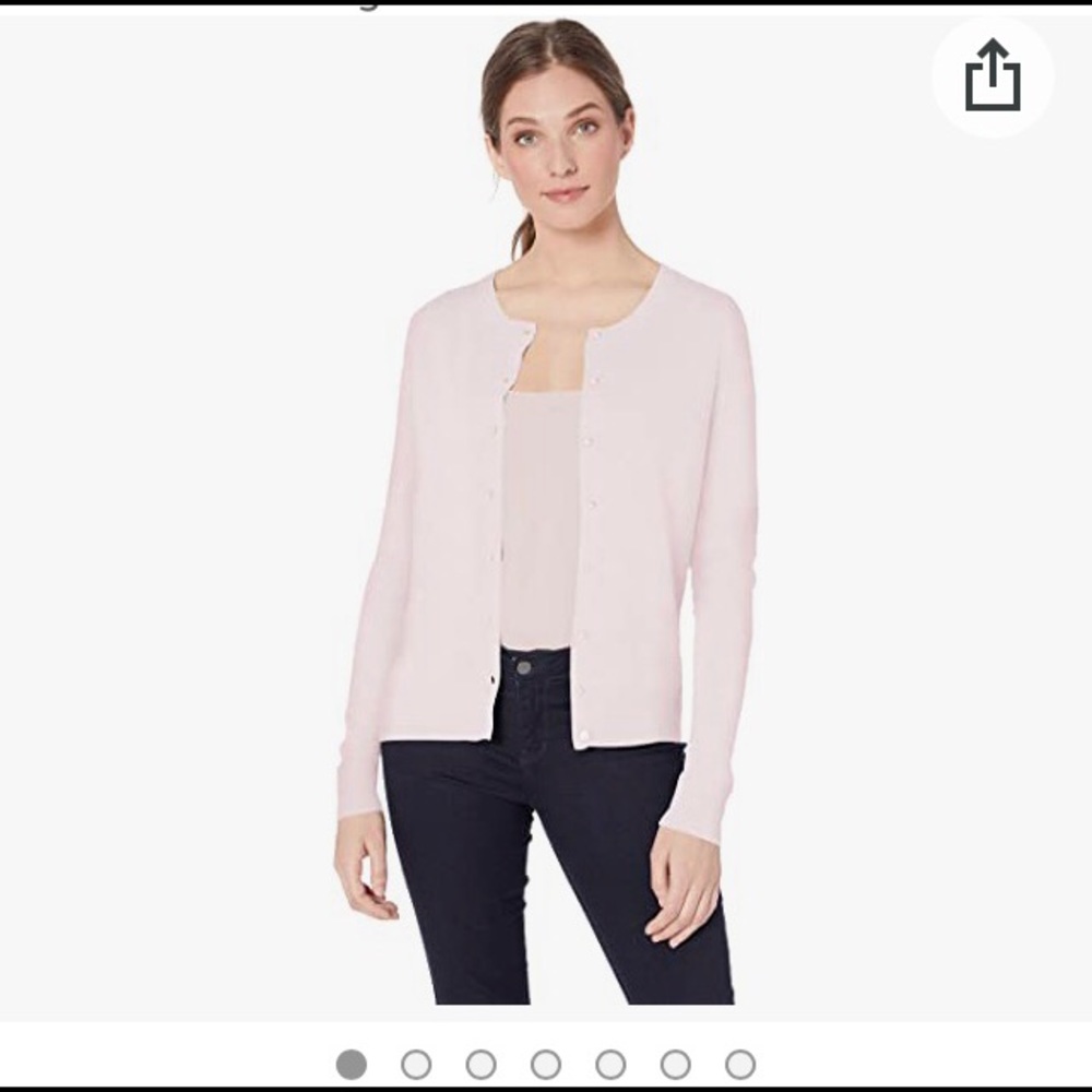 Pink cardigan